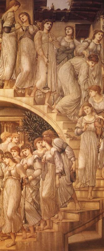 Sir Edward Coley Burne-Jones The Golden Stairs oil painting picture